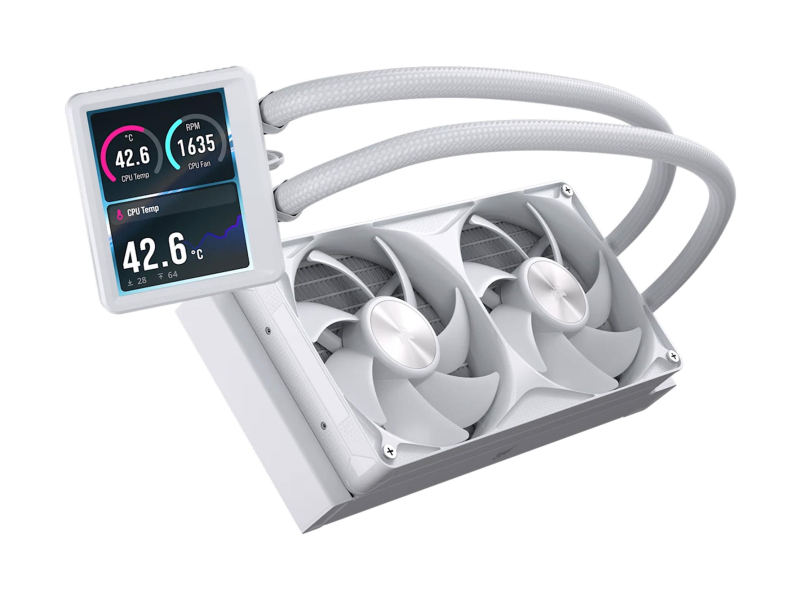 Corsair NAUTILUS II 240 RS LCD 2x120mm White