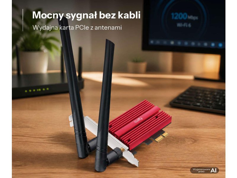 Cudy WE9300 (9300Mb/s a/b/g/n/ac/ax/be) BT 5.4