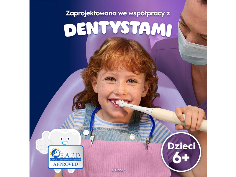 Oral-B Szczoteczka magnetyczna iO Kids Stitch (6+ etui róż)
