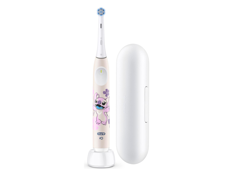 Oral-B Szczoteczka magnetyczna iO Kids Stitch (6+ etui róż)