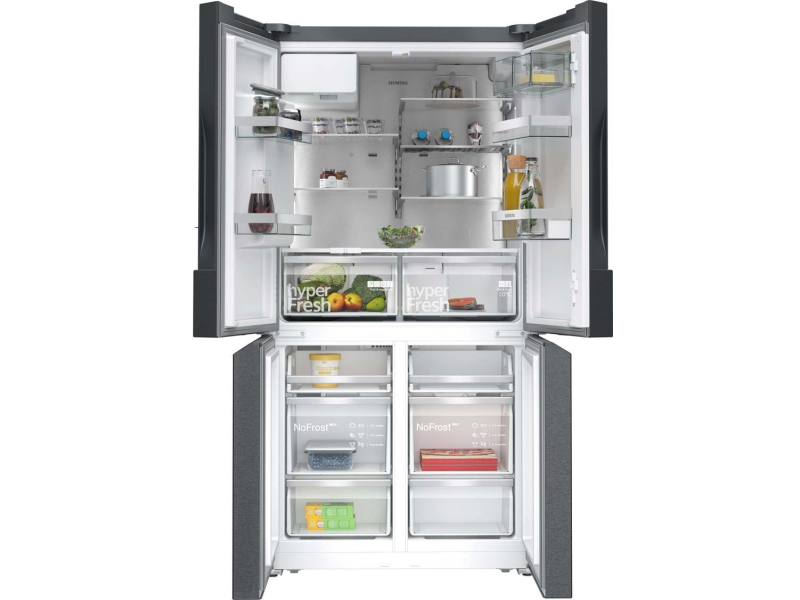 Siemens KF96DAXEA Multidoor 183cm Czarna Stal Szczotkowana 574L