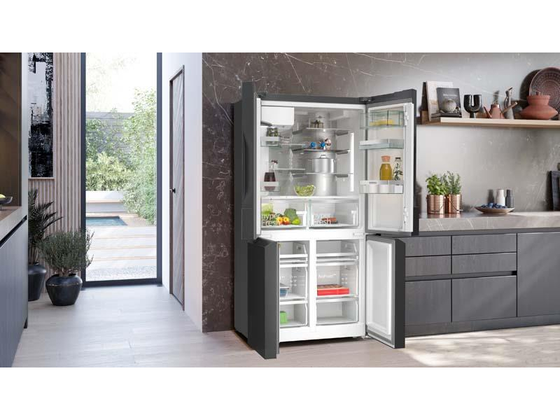 Siemens KF96DAXEA Multidoor 183cm Czarna Stal Szczotkowana 574L