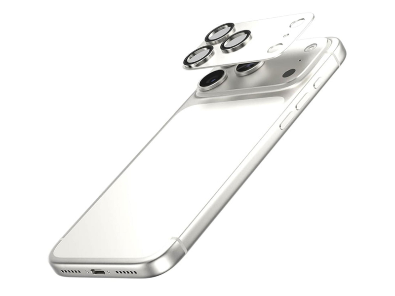 PanzerGlass Fender Camera Protector do iPhone 17 Pro Max Silver