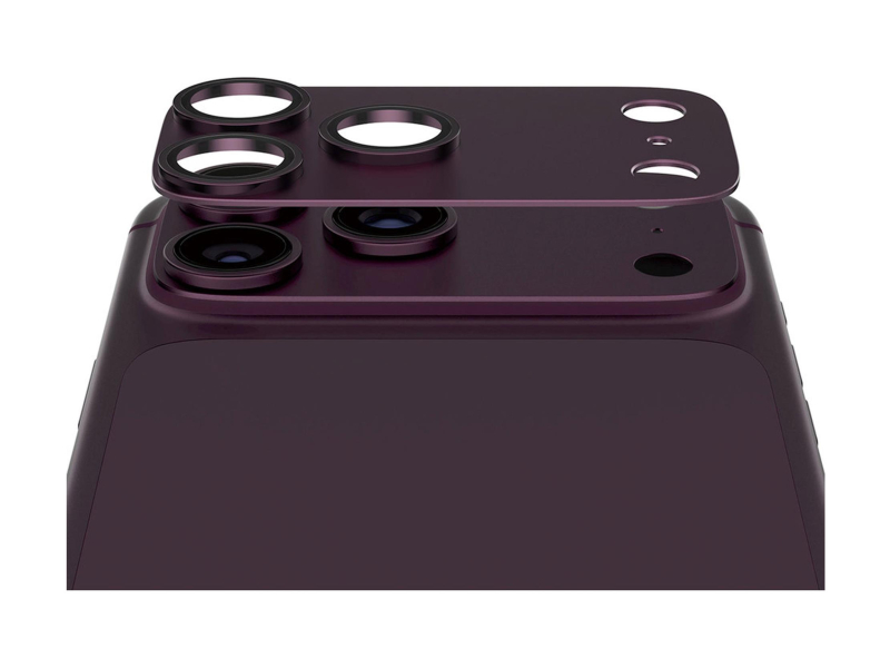 PanzerGlass Fender Camera Lens Protector do iPhone 18 Pro Dark Cherry