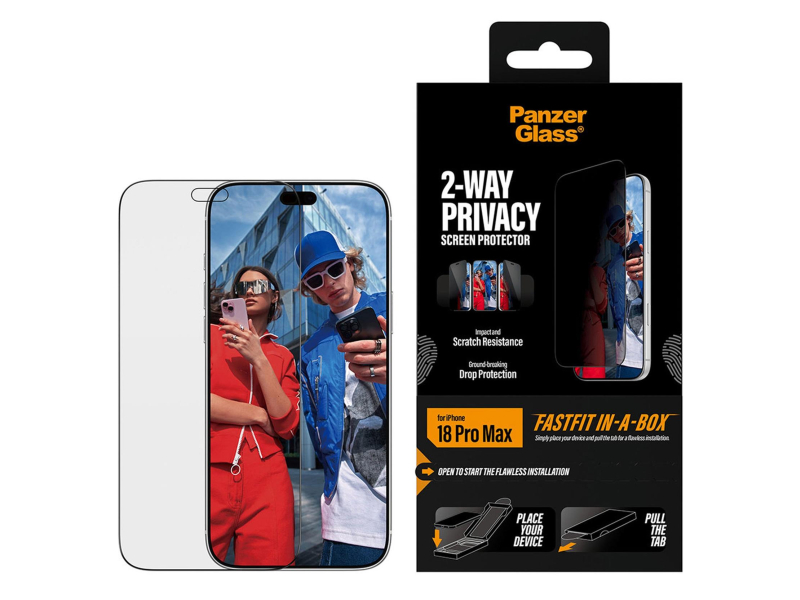 PanzerGlass Ultra-Wide Fit (Fastfit) do iPhone 18 Pro Max privacy