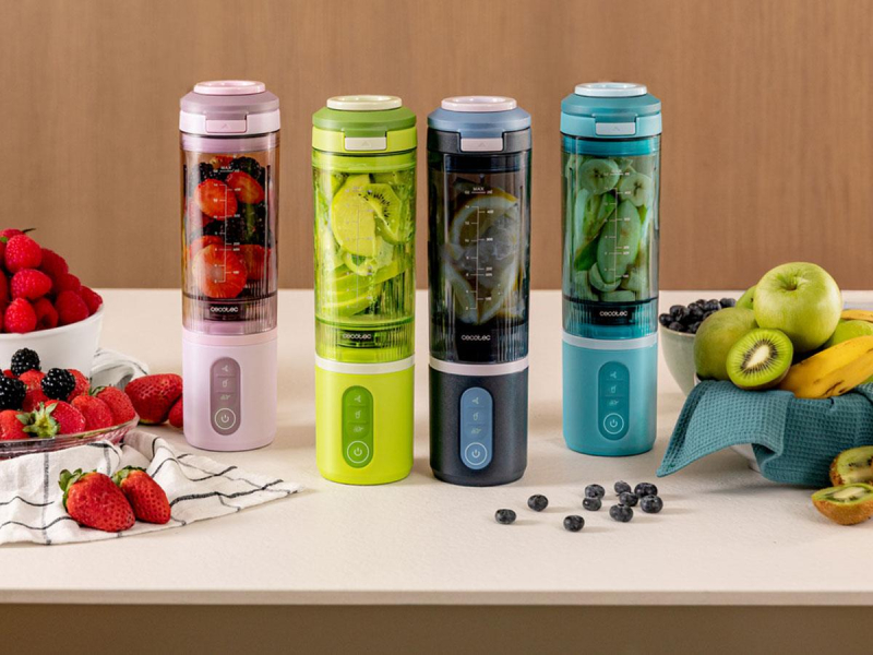 Cecotec Blender personalny Power Titanium Shake2Go Lagoon