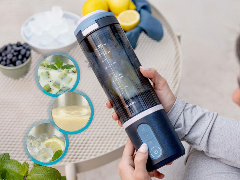 Cecotec Blender personalny Power Titanium Shake2Go Lagoon