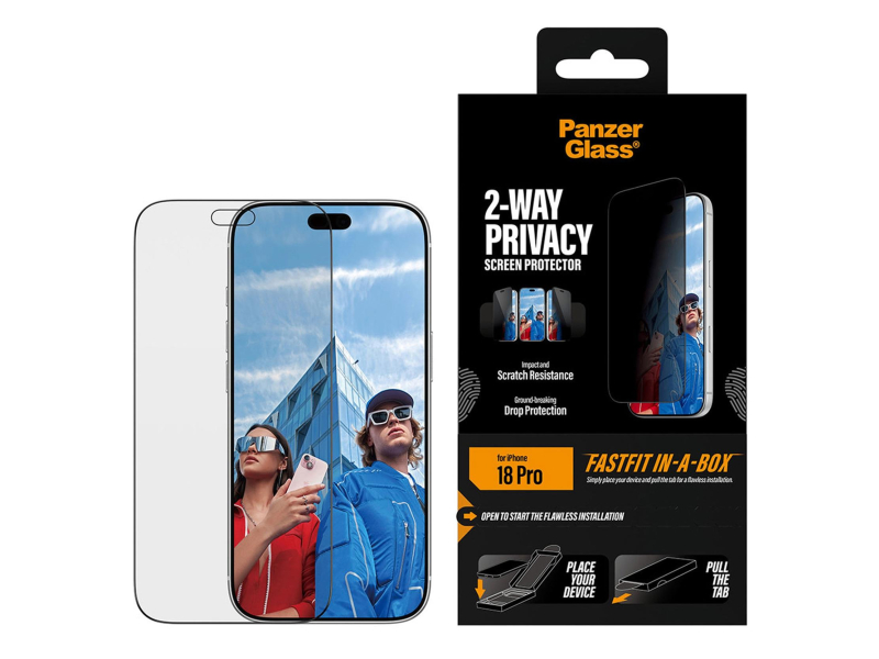 PanzerGlass Ultra-Wide Fit (Fastfit) do iPhone 18 Pro privacy