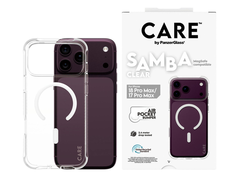 PanzerGlass CARE™ Samba do iPhone 18 Pro Max / 17 Pro Max Transparent