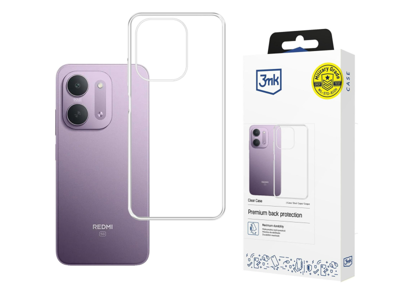 3mk Clear Case do Redmi 17C 5G