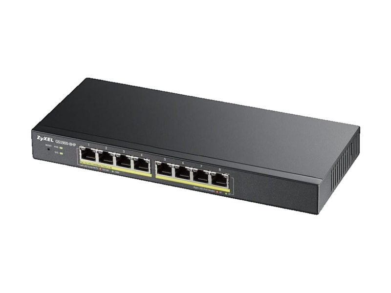Zyxel 8p GS1900-8HP (8x10/100/1000Mbit PoE)