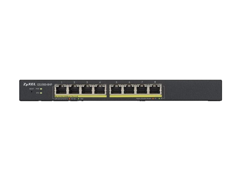 Zyxel 8p GS1900-8HP (8x10/100/1000Mbit PoE)