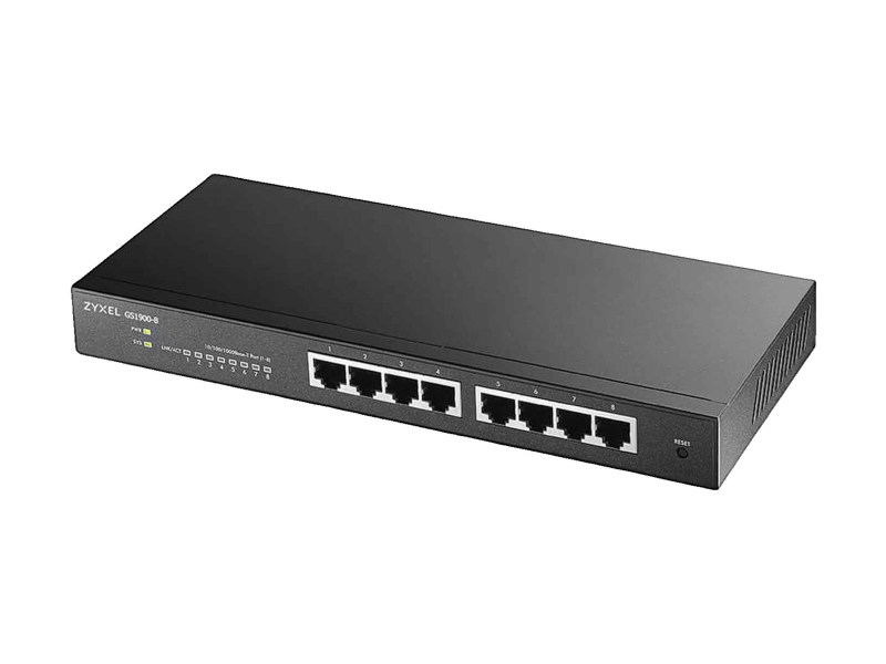 Zyxel 8p GS1900-8 (8x10/100/1000Mbit)