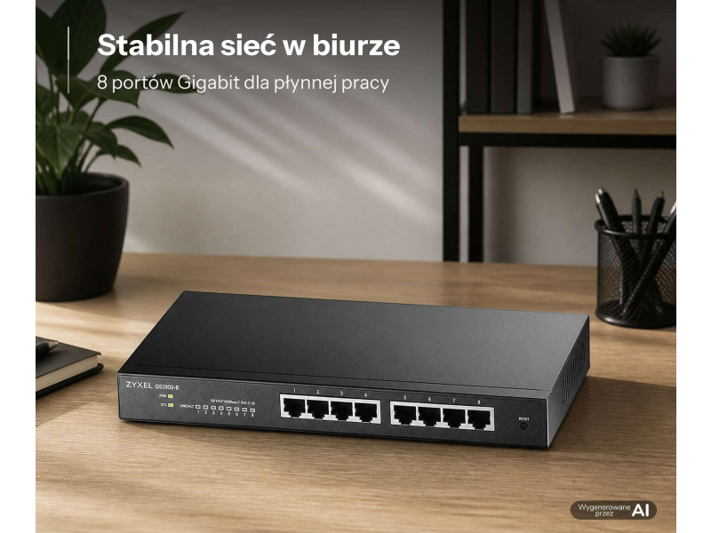 Zyxel 8p GS1900-8 (8x10/100/1000Mbit)