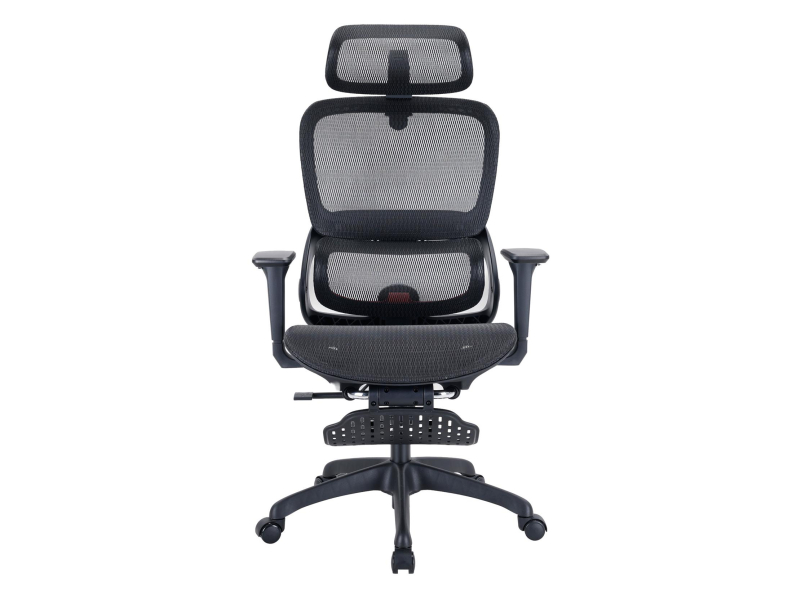 Sihoo B100 Mesh czarny z podnóżkiem
