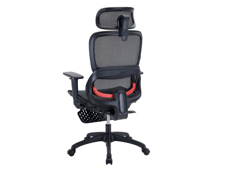 Sihoo B100 Mesh czarny z podnóżkiem