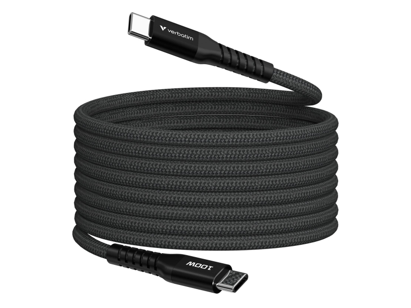 Verbatim Sync & Charge USB-C to USB-C Magnetic cable 100W 200cm