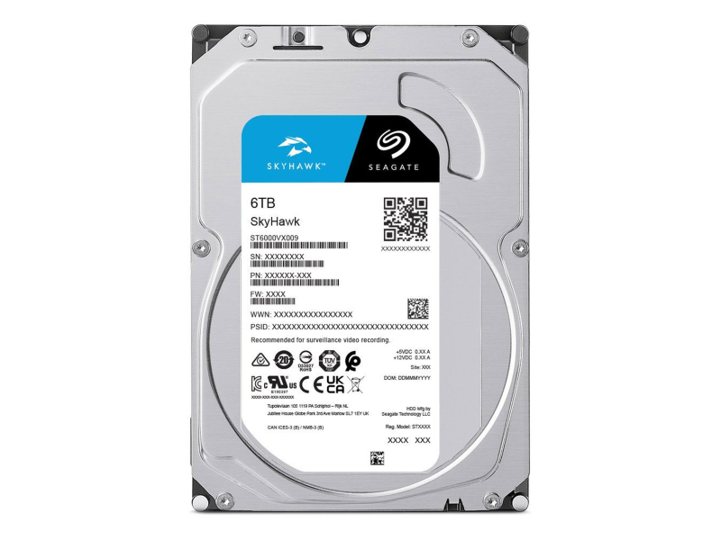 Seagate SkyHawk 6TB 5400obr.256 MB