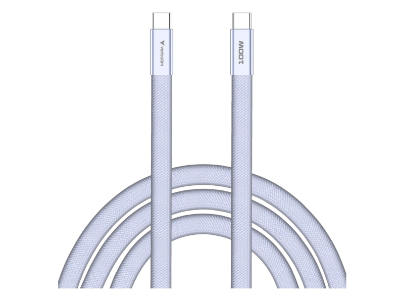 Verbatim SoftTouch USB-C to C cable 100W 120 cm - Purple