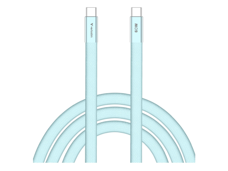 Verbatim SoftTouch USB-C to C cable 60W 120 cm - Blue