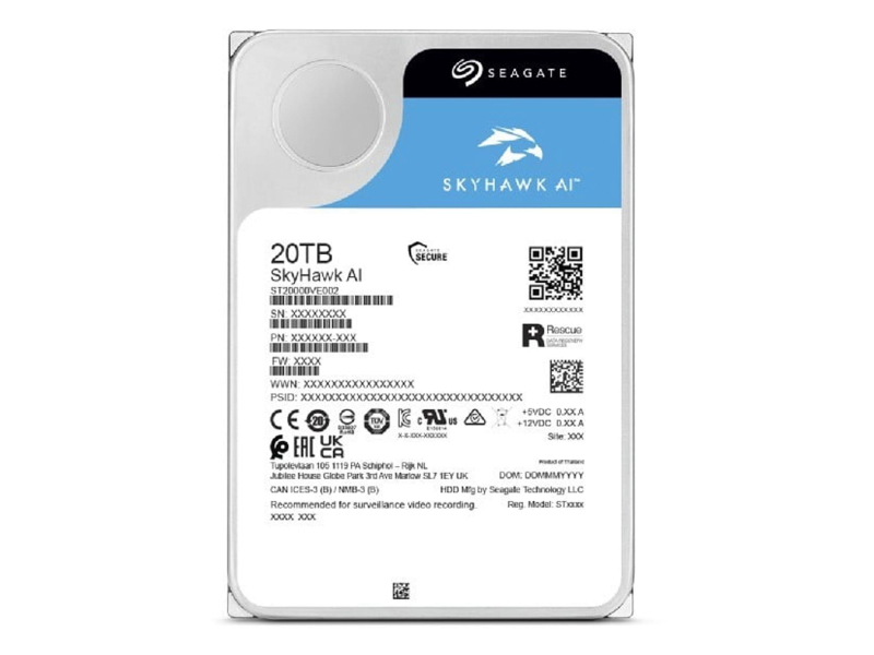 Seagate SkyHawk AI 24TB 7200obr.512MB