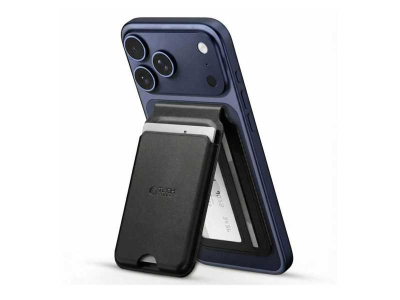 Tech-Protect Magwallet Stand Magsafe Universal RFID Card Holder Black