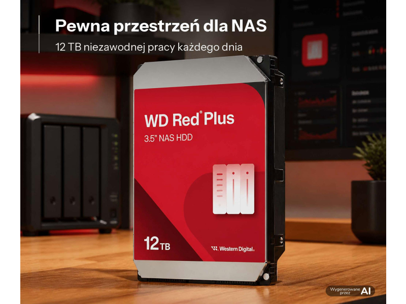 WD Red Plus 12TB 7200obr.512MB