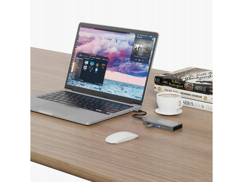 Zenwire Obudowa na dysk M2 NVME HUB USB-C 3.2 HDMI 2.0 PD 100W