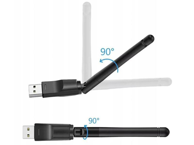Zenwire Karta Sieciowa Adapter WiFi USB DVB-T2 HEVC
