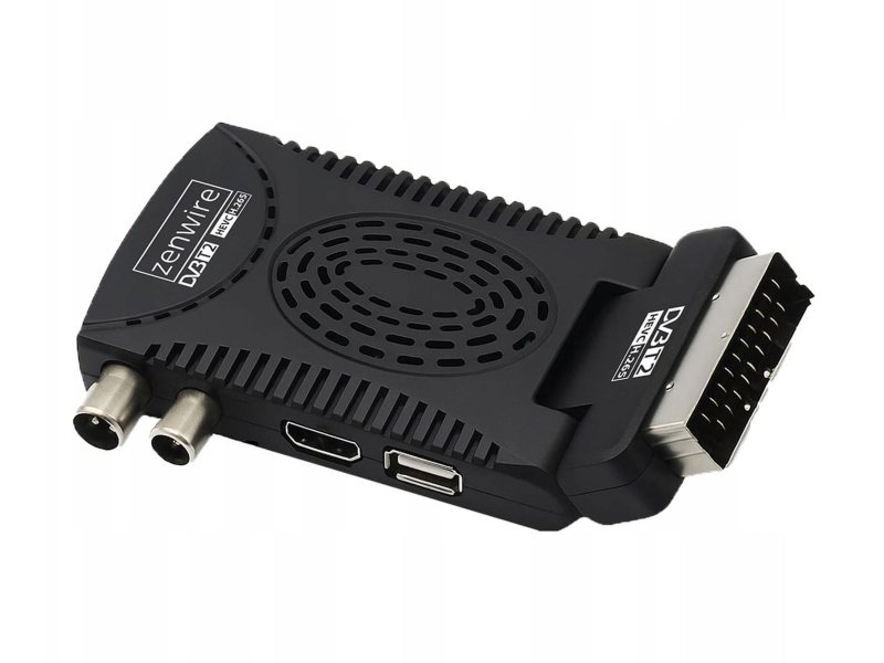 Zenwire Tuner Dekoder Satelitarny DVBT2 HEVC H.265 WiFi