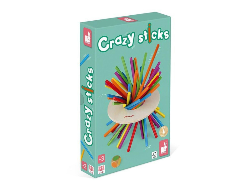 Janod Gra zręcznościowa Zwariowane patyczki