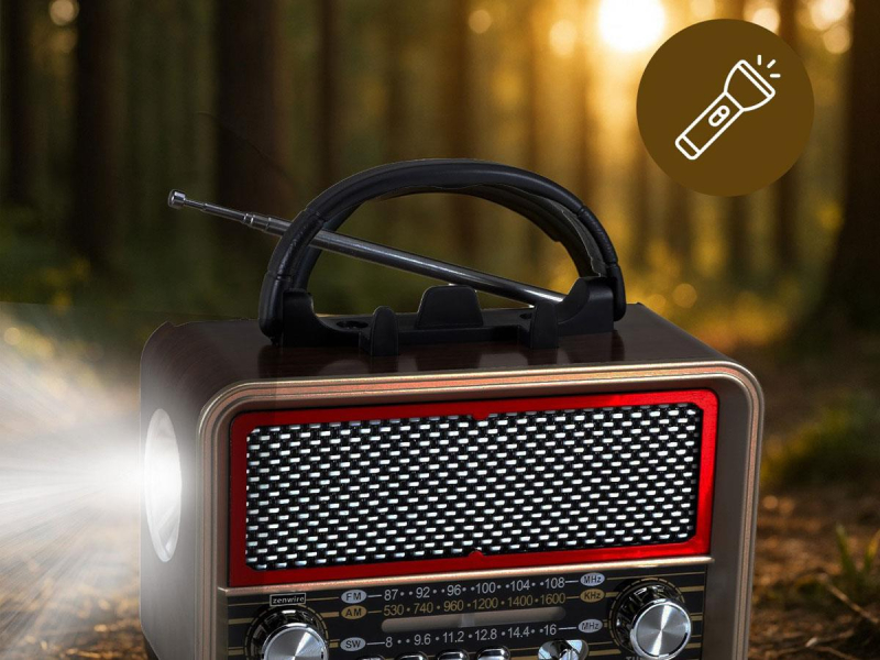 Zenwire Radio Retro FM Solarne BT-S060