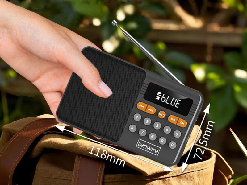 Zenwire Mini Radio FM Bezprzewodowe YSF-005BT