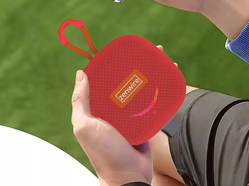 Zenwire Mały Głośnik Przenośny Bezprzewodowy MP3 13W Czerwony