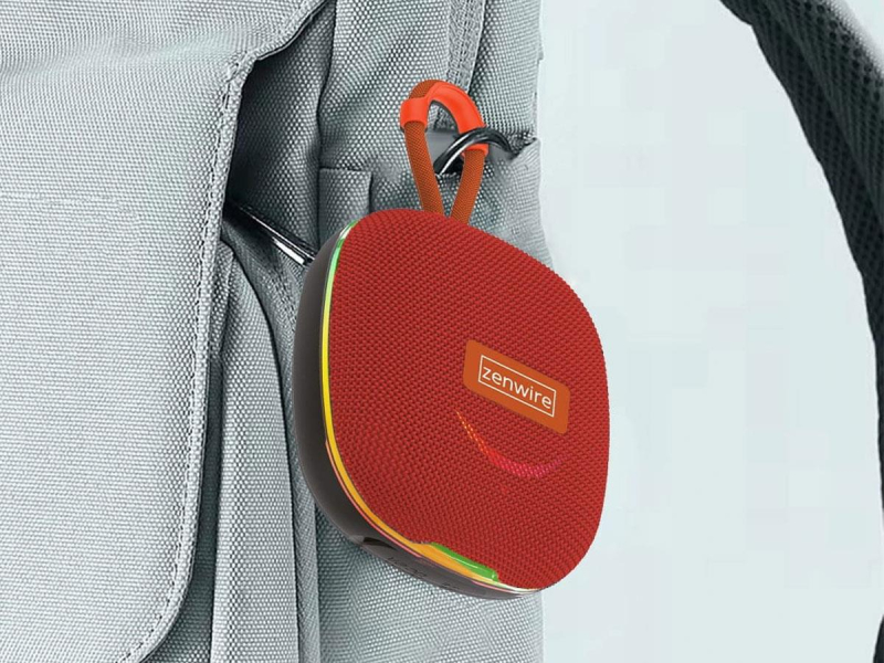 Zenwire Mały Głośnik Przenośny Bezprzewodowy MP3 13W Czerwony
