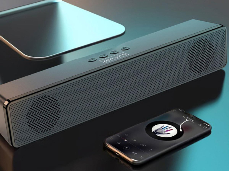 Zenwire Mini Soundbar Głośnik Bluetooth Radio FM SD USB AUX