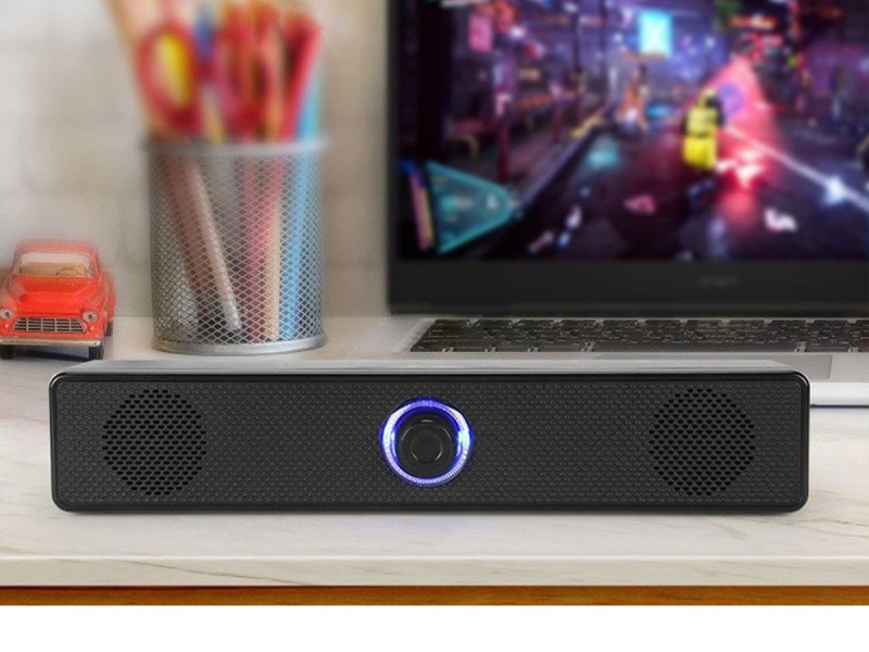 Zenwire Mini Soundbar Głośniki USB do Laptopa Komputera PC LED 18W