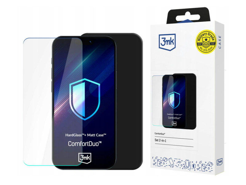 3mk ComfortDuo Matt Black do iPhone 17 Pro Max/ 18 Pro Max