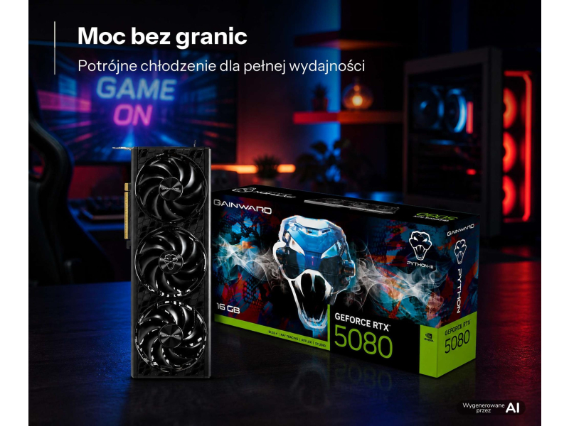 Gainward GeForce RTX 5080 Python III 16GB GDDR7