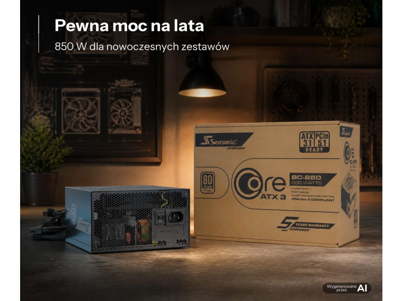 Seasonic Core BC 850W 80 Plus Bronze ATX 3.1