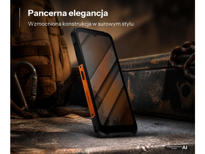 myPhone SMARTFON HAMMER CONSTRUCTION 3 5G pomarańczowy