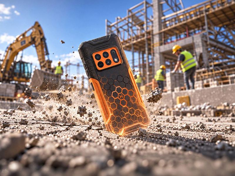 myPhone SMARTFON HAMMER CONSTRUCTION 3 5G pomarańczowy
