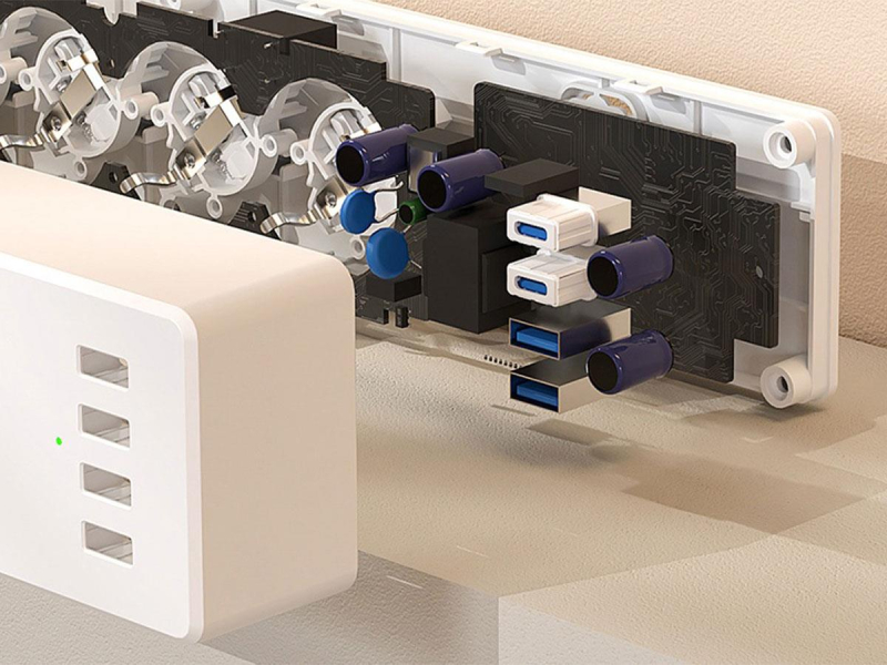 Meross Smart listwa zasilająca MSP844 (Matter)