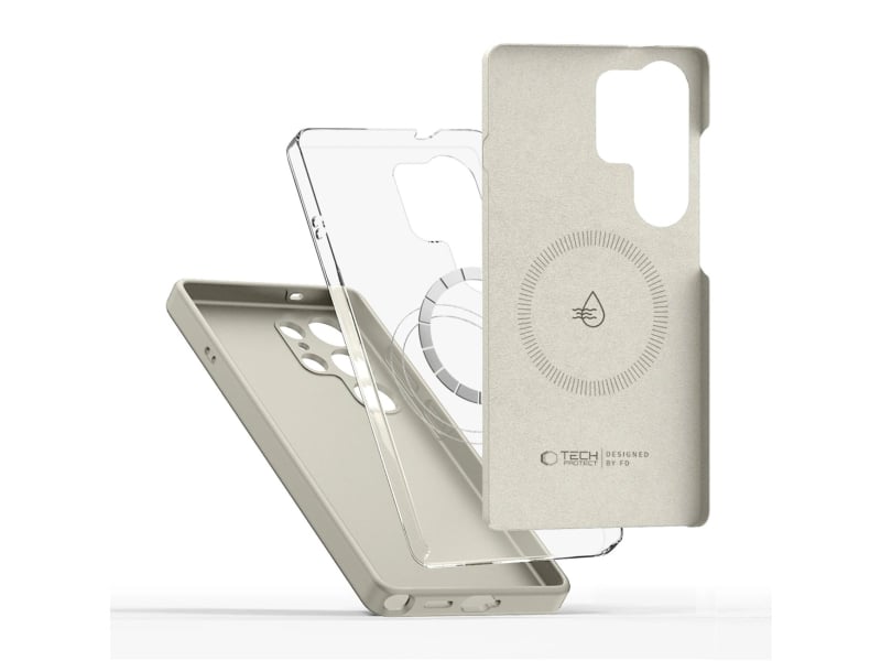 Tech-Protect Silicone Magsafe Galaxy S26 Ultra Cosmic Latte