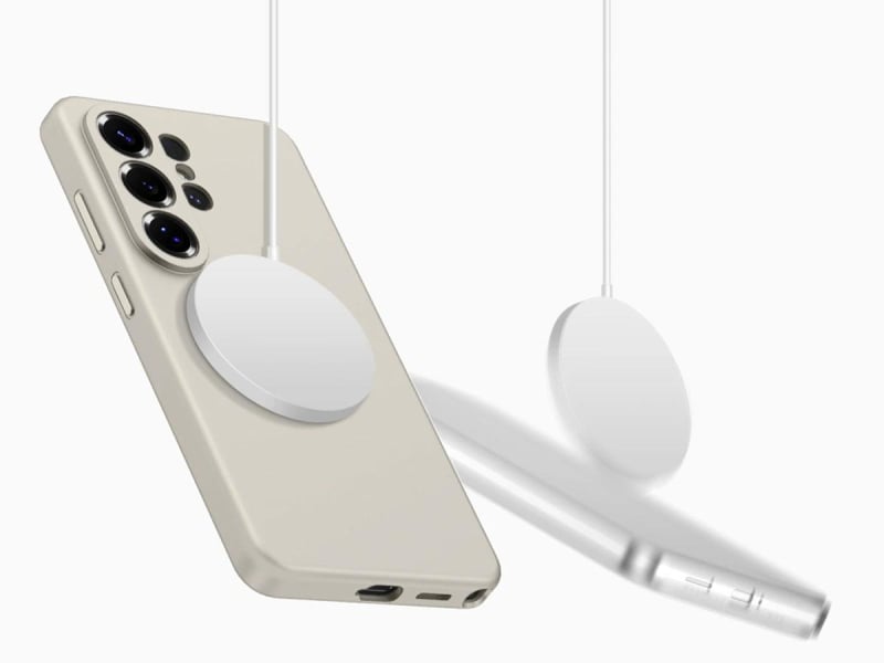 Tech-Protect Silicone Magsafe Galaxy S26 Ultra Cosmic Latte