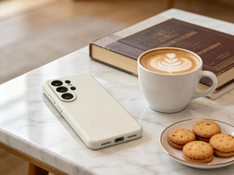 Tech-Protect Silicone Magsafe Galaxy S26 Ultra Cosmic Latte