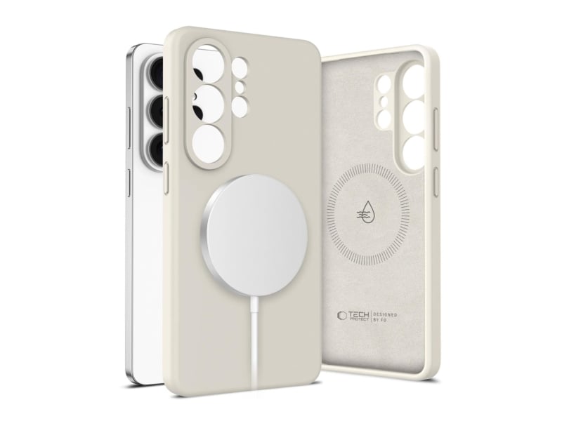 Tech-Protect Silicone Magsafe Galaxy S26 Ultra Cosmic Latte