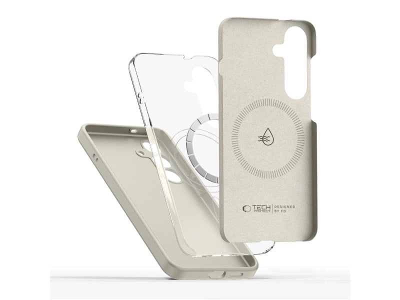 Tech-Protect Silicone Magsafe Galaxy S26+ Plus Cosmic Latte