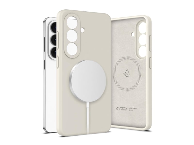 Tech-Protect Silicone Magsafe Galaxy S26 Cosmic Latte