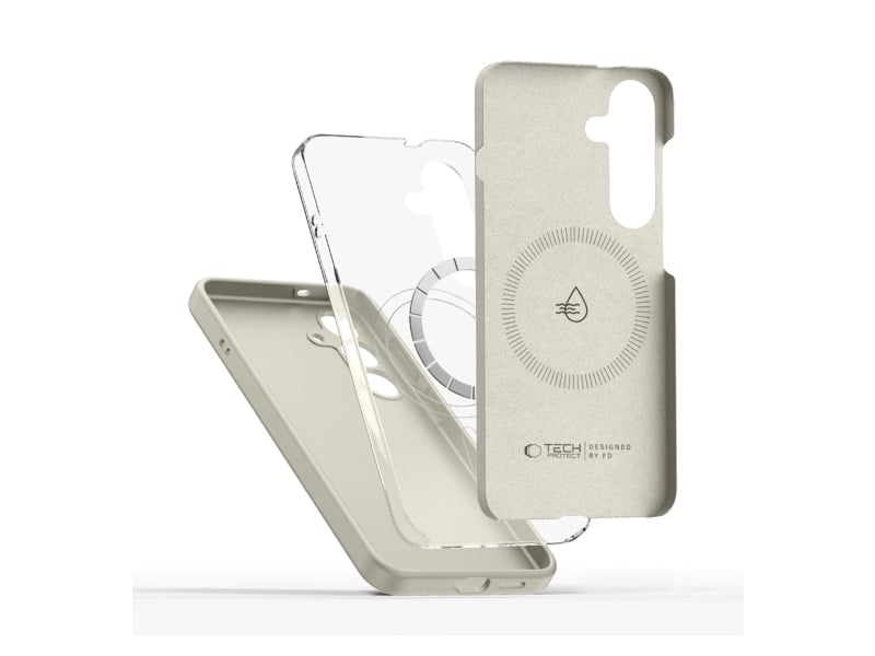 Tech-Protect Silicone Magsafe Galaxy S26 Cosmic Latte